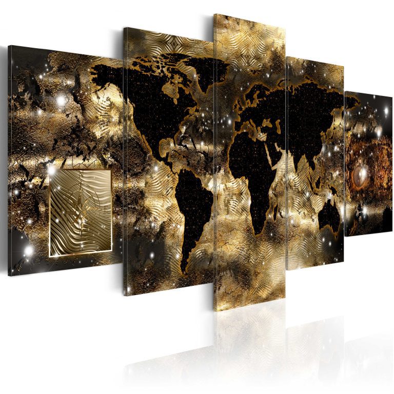 Obraz – Continents of bronze Obraz – Continents of bronze