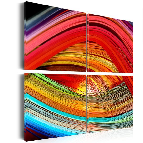 Obraz – Colorful countries – triptych Obraz – Colorful countries – triptych