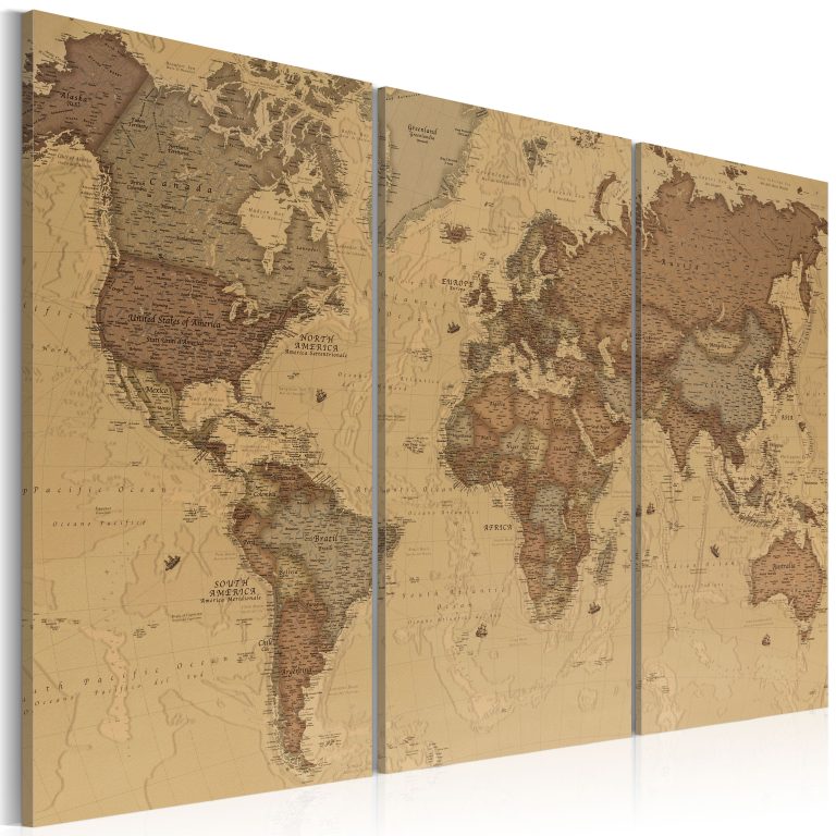 Obraz – Stylish World Map Obraz – Stylish World Map