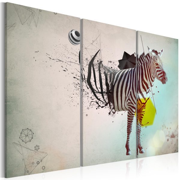 Obraz – zebra – abstrakce Obraz – zebra – abstrakce