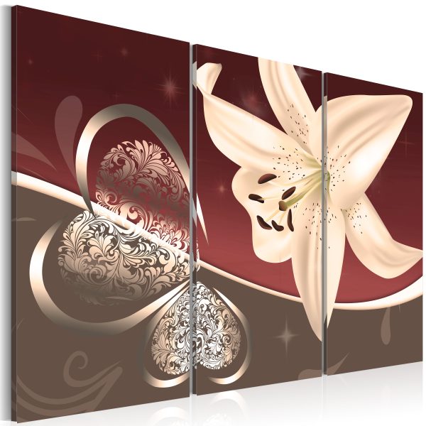 Obraz – Abstrakce s orchideami Obraz – Abstrakce s orchideami