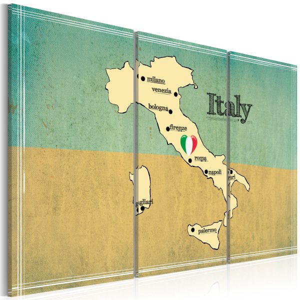Obraz – Heart of Italy – triptych Obraz – Heart of Italy – triptych