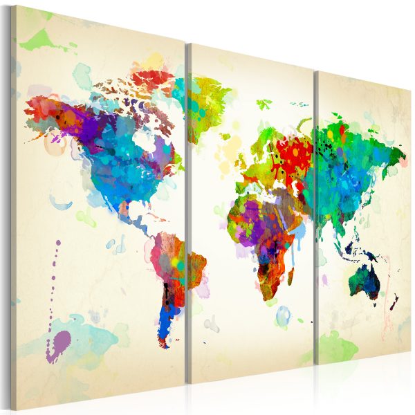 Obraz – All colors of the World – triptych Obraz – All colors of the World – triptych