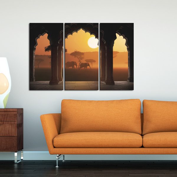 Obraz – The tranquillity of Africa – triptych Obraz – The tranquillity of Africa – triptych