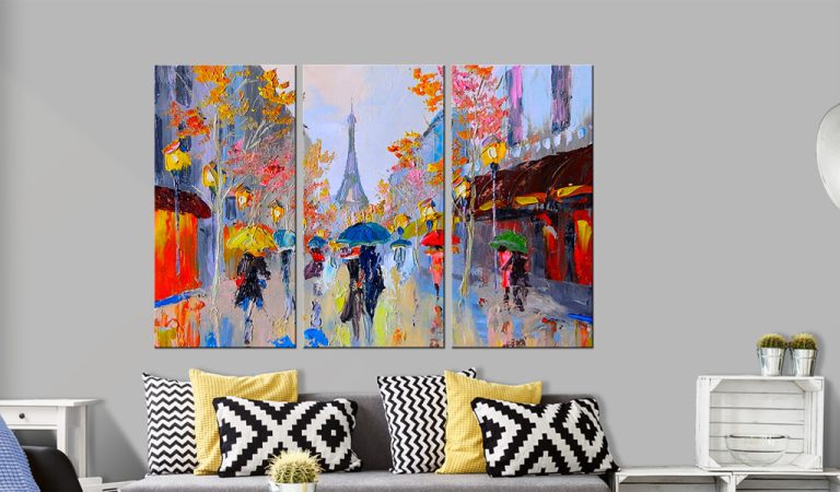 Obraz – Rainy Paris Obraz – Rainy Paris
