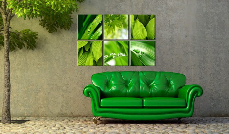 Obraz – Čerstvé zelené listy Obraz – Čerstvé zelené listy