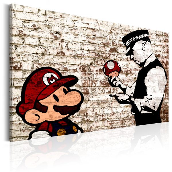 Obraz – Banksy: Torn Wall Obraz – Banksy: Torn Wall