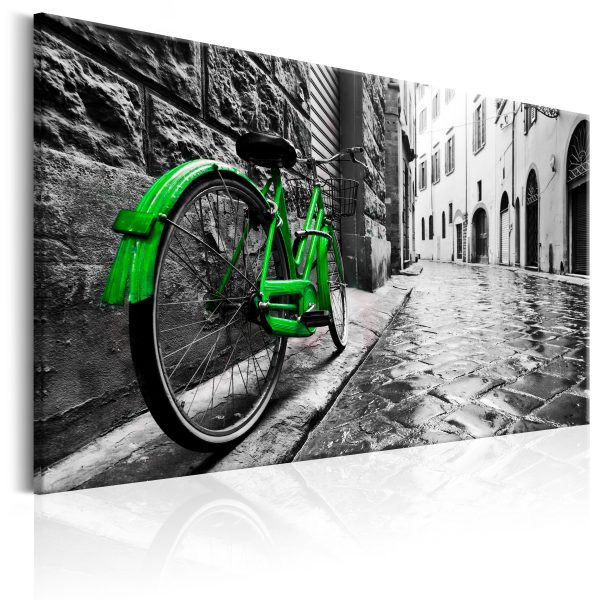 Obraz – Vintage Green Bike Obraz – Vintage Green Bike