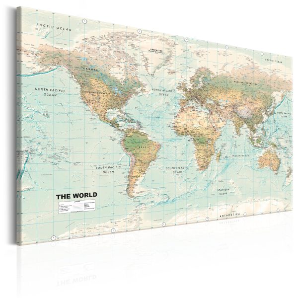 Obraz – World Map: Beautiful World Obraz – World Map: Beautiful World