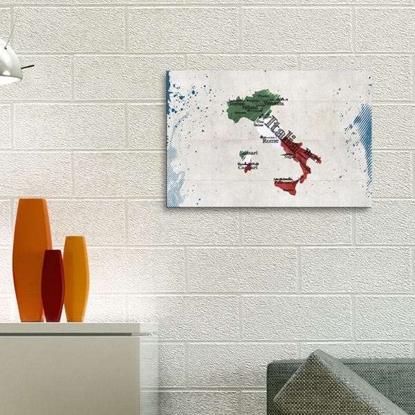 Obraz – Map of Italy Obraz – Map of Italy