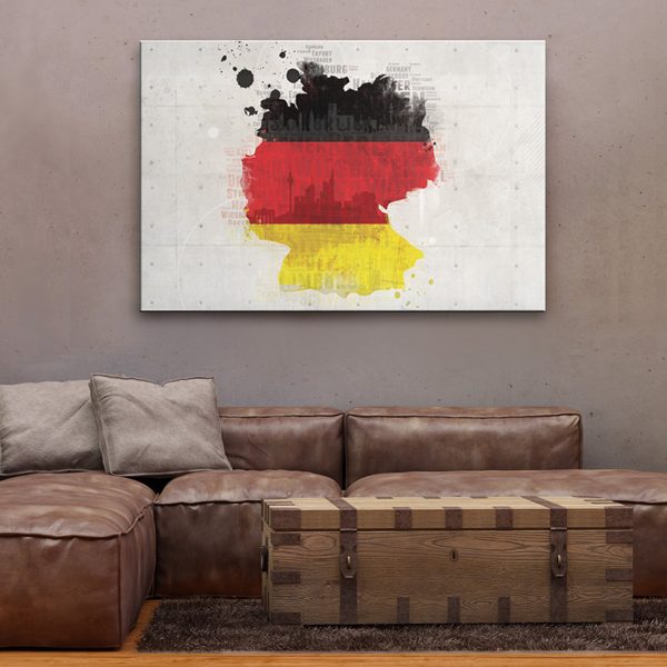 Obraz – Map of Germany Obraz – Map of Germany