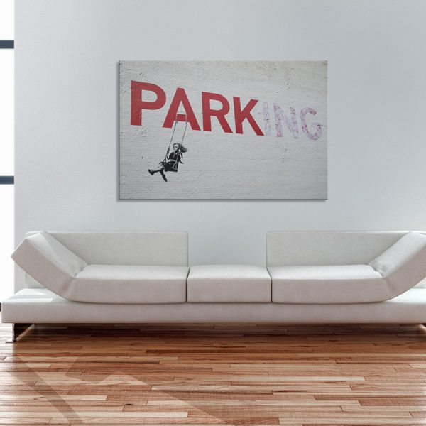 Obraz – Parking (Banksy) Obraz – Parking (Banksy)