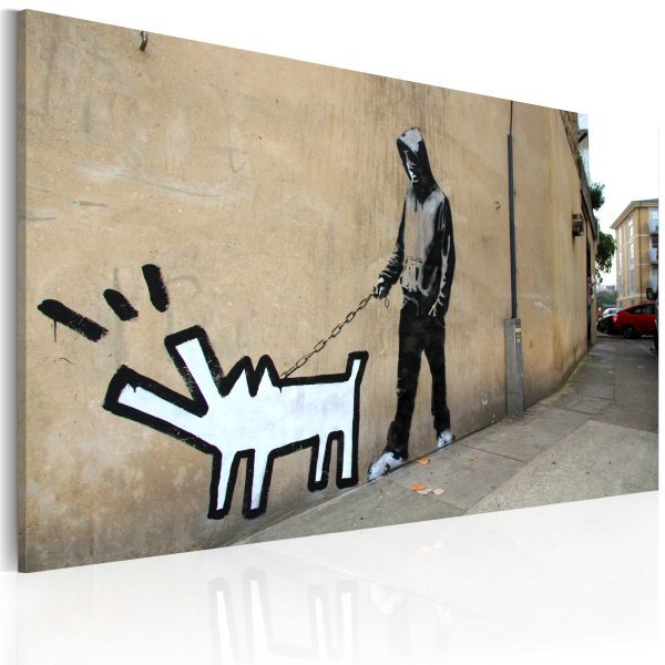 Obraz – Barking dog (Banksy) Obraz – Barking dog (Banksy)