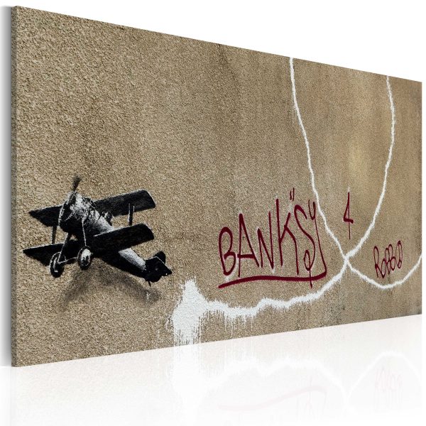 Obraz – Love plane (Banksy) Obraz – Love plane (Banksy)