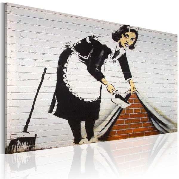 Obraz – Cleaning lady (Banksy) Obraz – Cleaning lady (Banksy)