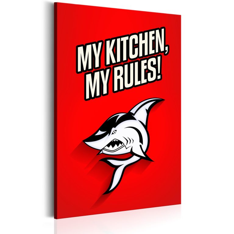 Obraz – My kitchen, my rules! Obraz – My kitchen, my rules!