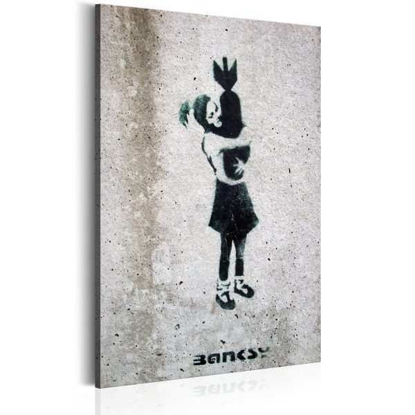 Obraz – Bomb Hugger by Banksy Obraz – Bomb Hugger by Banksy