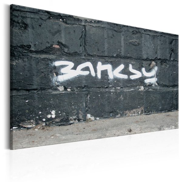 Obraz – Banksy on Wood Obraz – Banksy on Wood