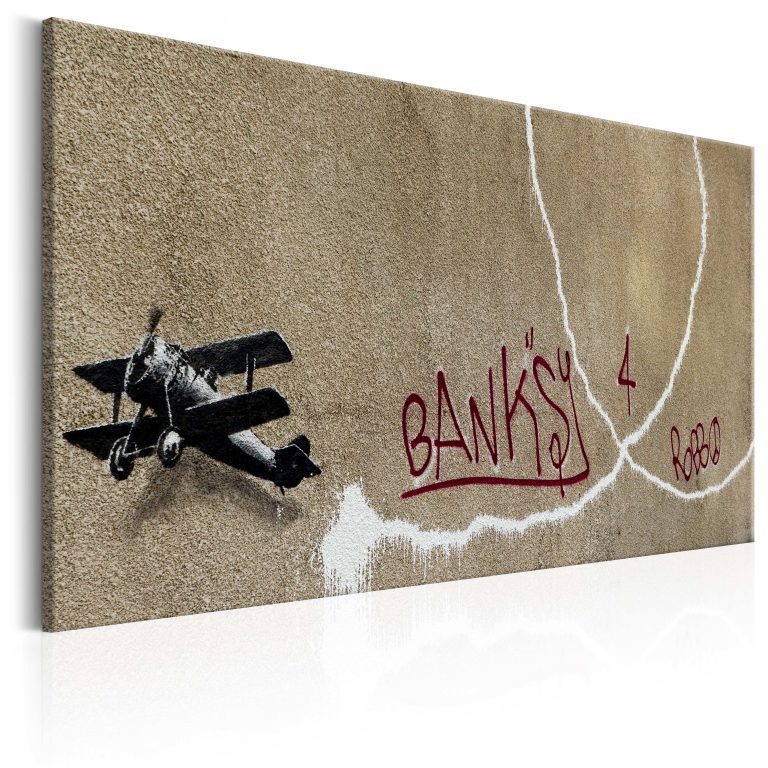 Obraz – Love Plane by Banksy Obraz – Love Plane by Banksy