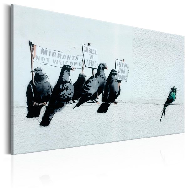 Obraz – Protesting Birds by Banksy Obraz – Protesting Birds by Banksy