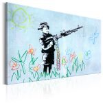 Obraz – Boy with Gun by Banksy Obraz – Boy with Gun by Banksy