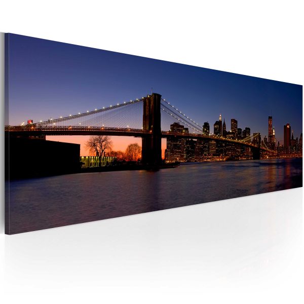 Obraz – Brooklyn Bridge in Sepia (1 Part) Vertical Obraz – Brooklyn Bridge in Sepia (1 Part) Vertical