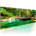Obraz – Emerald Waterfall Obraz – Emerald Waterfall