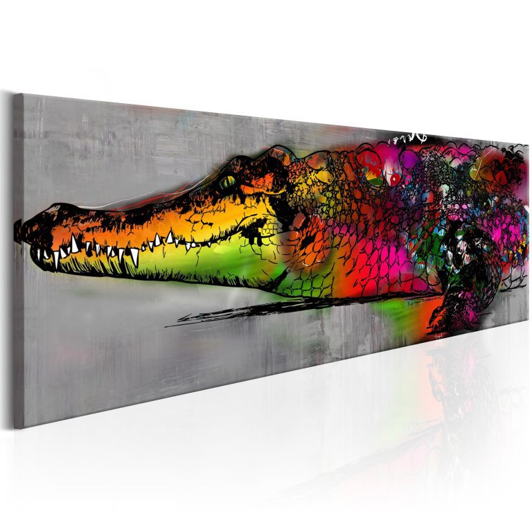 Obraz – Colourful Alligator Obraz – Colourful Alligator