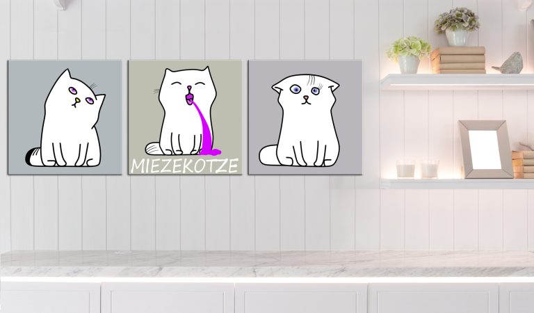 Obraz – Miezekotze: Cat Trio Obraz – Miezekotze: Cat Trio