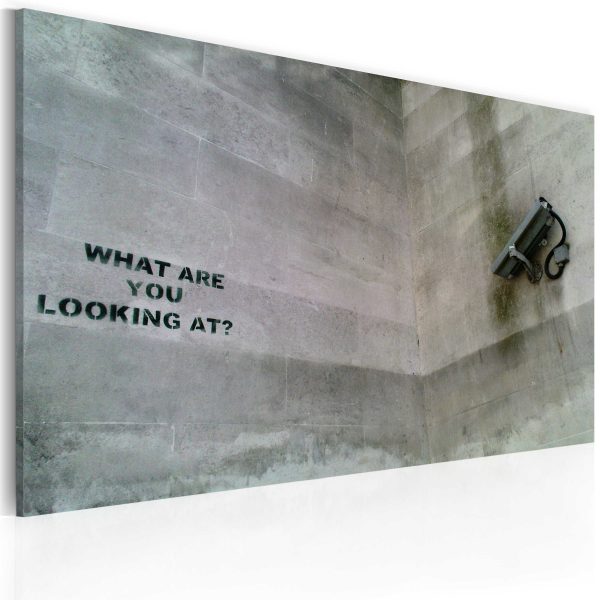 Obraz – What are you looking at? (Banksy) Obraz – What are you looking at? (Banksy)