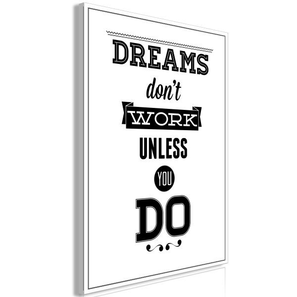 Obraz – Dreams Don’t Work Unless You Do (1 Part) Vertical Obraz – Dreams Don’t Work Unless You Do (1 Part) Vertical