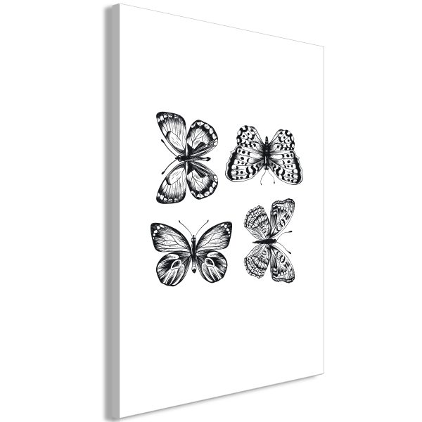 Obraz – Four Butterflies (1 Part) Vertical Obraz – Four Butterflies (1 Part) Vertical