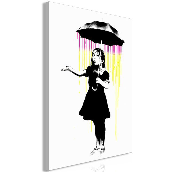 Obraz – Girl with Umbrella (1 Part) Vertical Obraz – Girl with Umbrella (1 Part) Vertical
