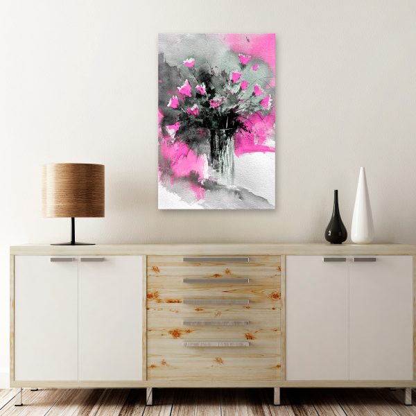 Obraz – Bouquet of Colours (1 Part) Vertical Pink Obraz – Bouquet of Colours (1 Part) Vertical Pink