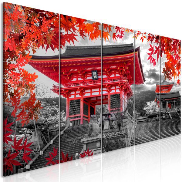 Obraz – Kyoto, Japan (5 Parts) Wide Obraz – Kyoto, Japan (5 Parts) Wide