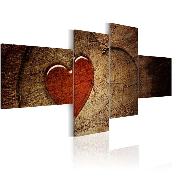 Obraz – Old love does not rust – 3 pieces Obraz – Old love does not rust – 3 pieces