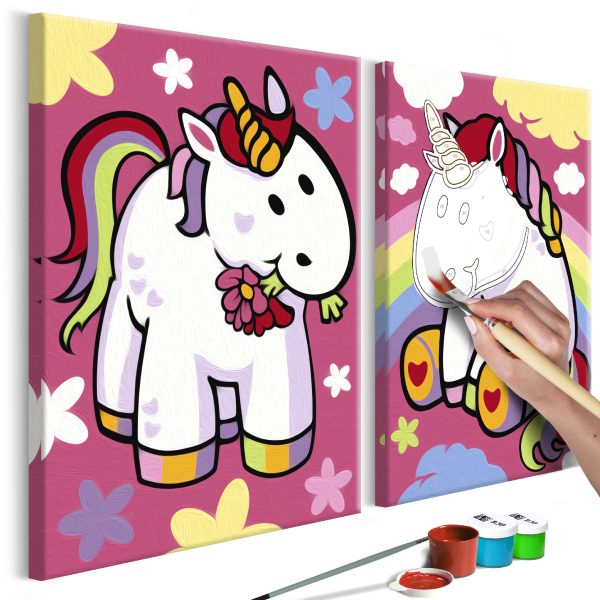 Malování podle čísel – Unicorns Malování podle čísel – Unicorns