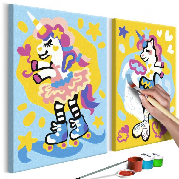 Malování podle čísel – Funny Unicorns Malování podle čísel – Funny Unicorns