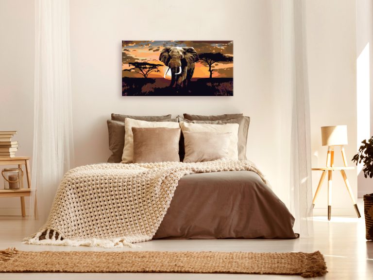 Malování podle čísel – Elephant in Africa (Brown Colours) Malování podle čísel – Elephant in Africa (Brown Colours)