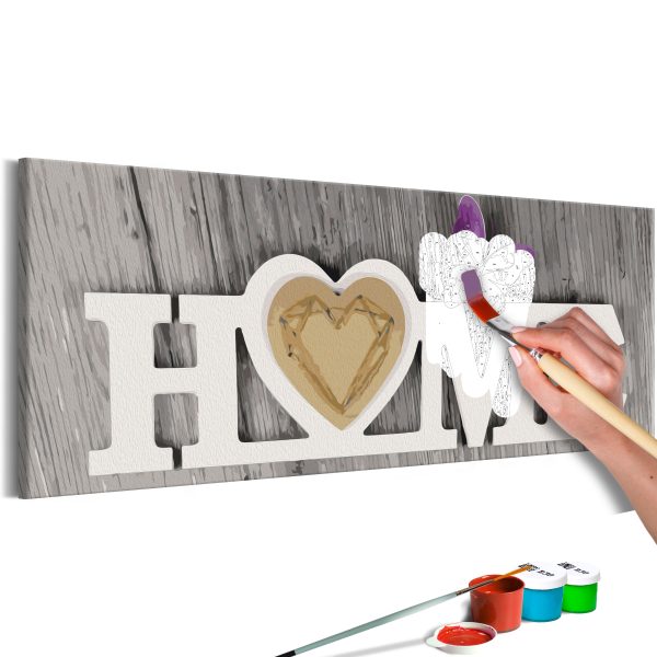 Malování podle čísel – Home (Letters) Malování podle čísel – Home (Letters)