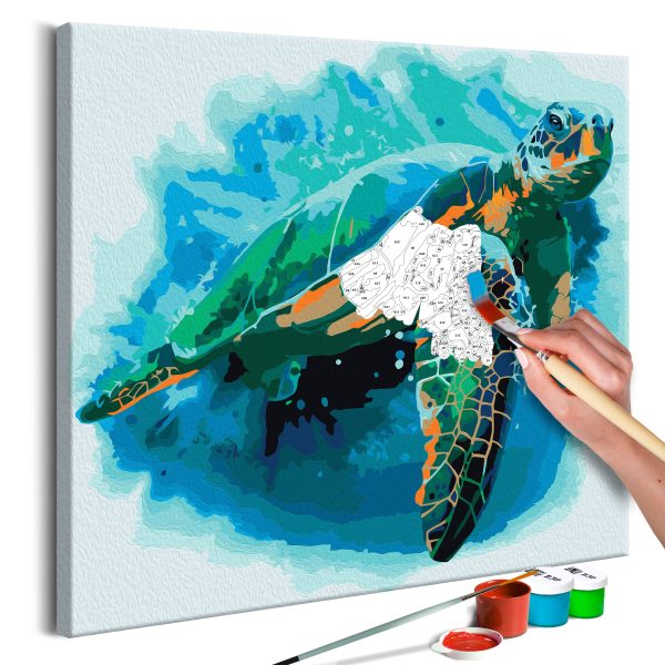 Malování podle čísel – Turtle Malování podle čísel – Turtle