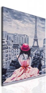 Obraz dívka v Paříži Obraz dívka v Paříži