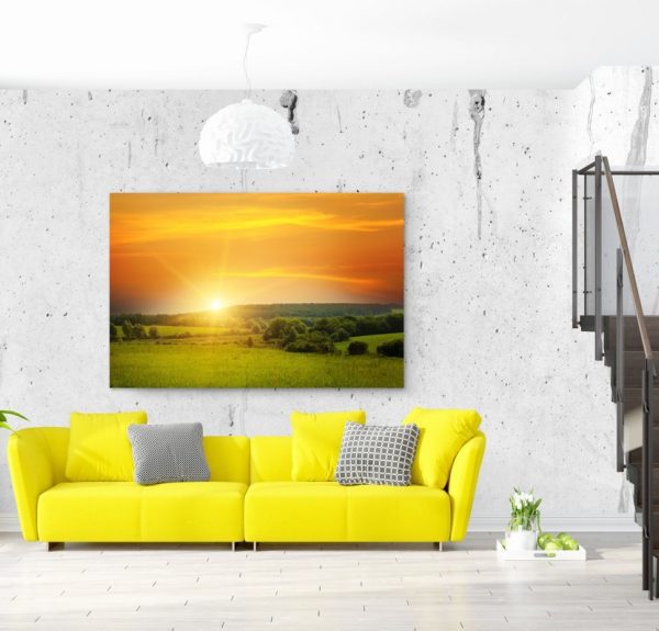 Obraz na stěnu – západ slunce v krajině Obraz na stěnu – západ slunce v krajině