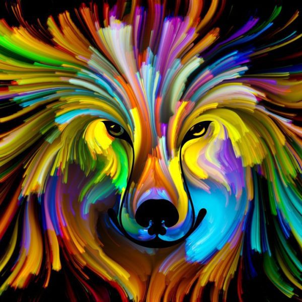 Obraz na zeď – barevné zvíře Obraz na zeď – barevné zvíře