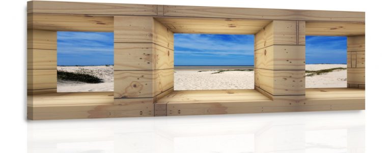 Obraz – Okno na pláž Obraz – Okno na pláž