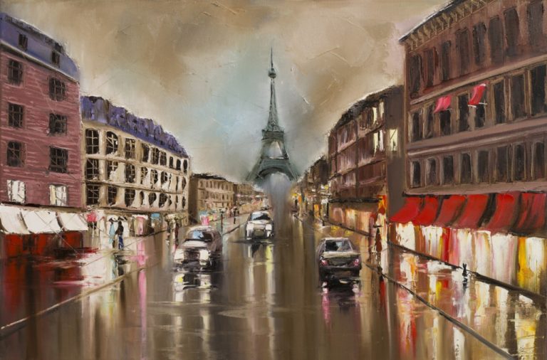 Obraz – Paříž za deště Obraz – Paříž za deště