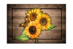 Obraz slunečnice na dřevě Obraz slunečnice na dřevě