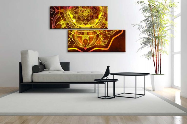Obraz sluneční mandala Obraz sluneční mandala