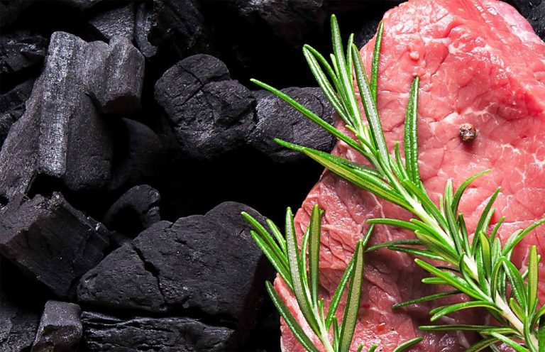 Obraz steak na uhlících Obraz steak na uhlících