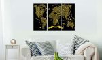 Obraz typografická mapa světa Obraz typografická mapa světa